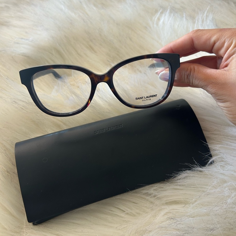 Saint Laurent Women's Tortoise eye glasses